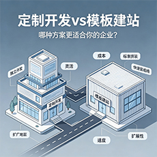 呼和浩特建站-定制开发vs模板建站：哪种方案更适合你的企业？