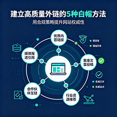 呼和浩特建站-建立高质量外链的5种白帽方法